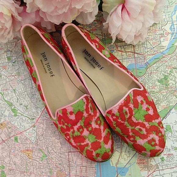 Jon Josef Fabric Print Loafer Sz. 9 - Picture 1 of 8